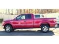 2010 Red Candy Metallic Ford F150 XLT SuperCab 4x4  photo #4