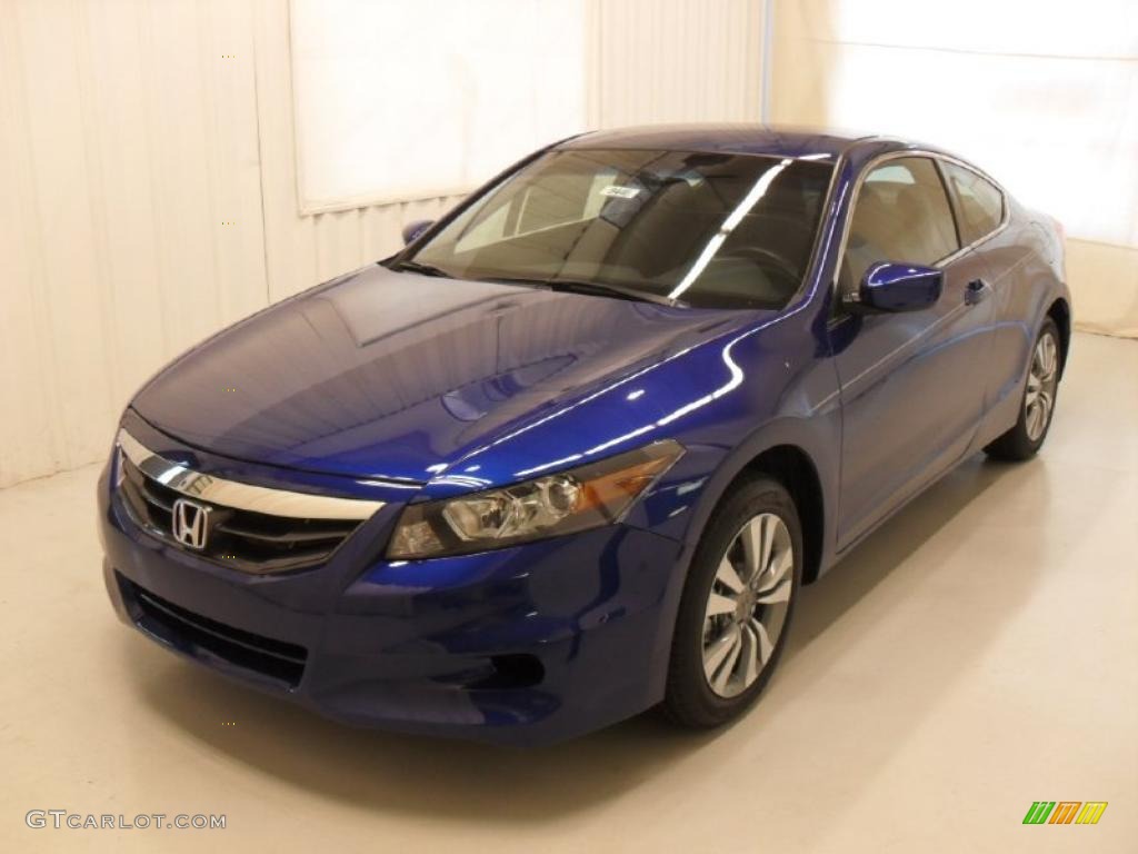 2011 Accord LX-S Coupe - Belize Blue Pearl / Black photo #1