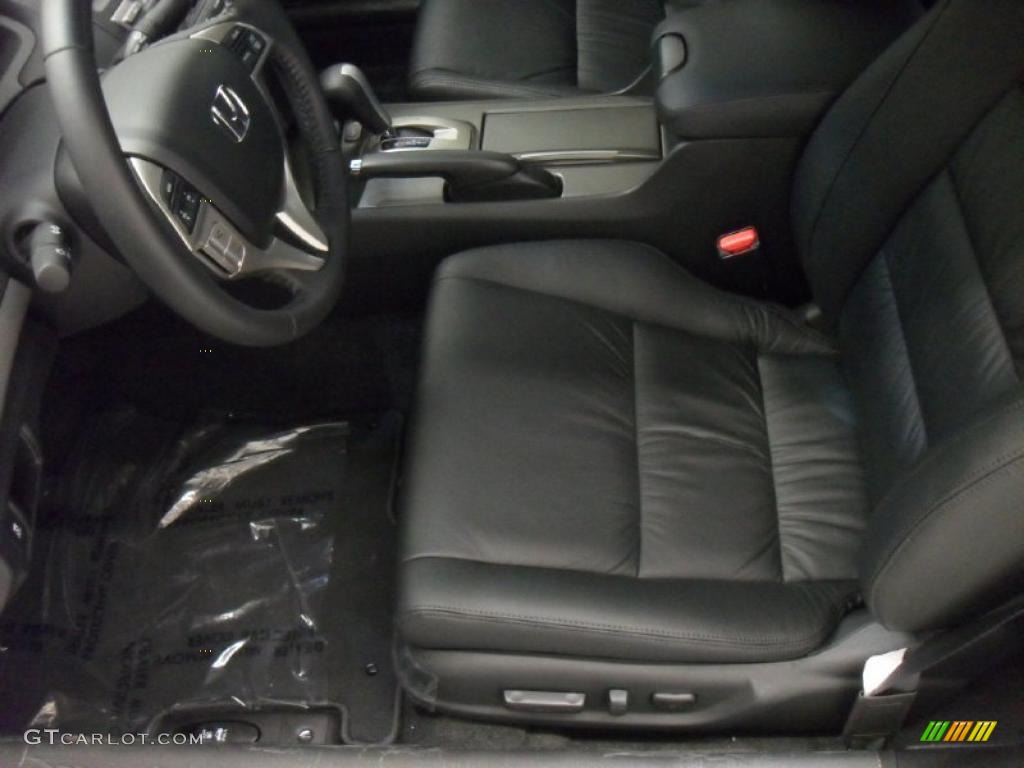 Black Interior 2011 Honda Accord EX-L Coupe Photo #39171302