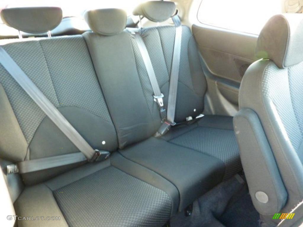 Black Interior 2007 Hyundai Accent SE Coupe Photo #39171490