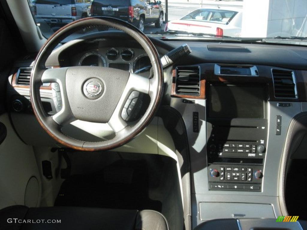 2008 Cadillac Escalade Platinum AWD Cocoa/Very Light Linen Dashboard Photo #39171586
