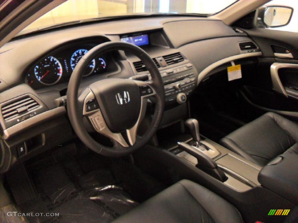 Black Interior 2011 Honda Accord EX-L Coupe Photo #39171662