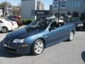 2007 Fusion Blue Metallic Saab 9-3 2.0T Convertible  photo #10