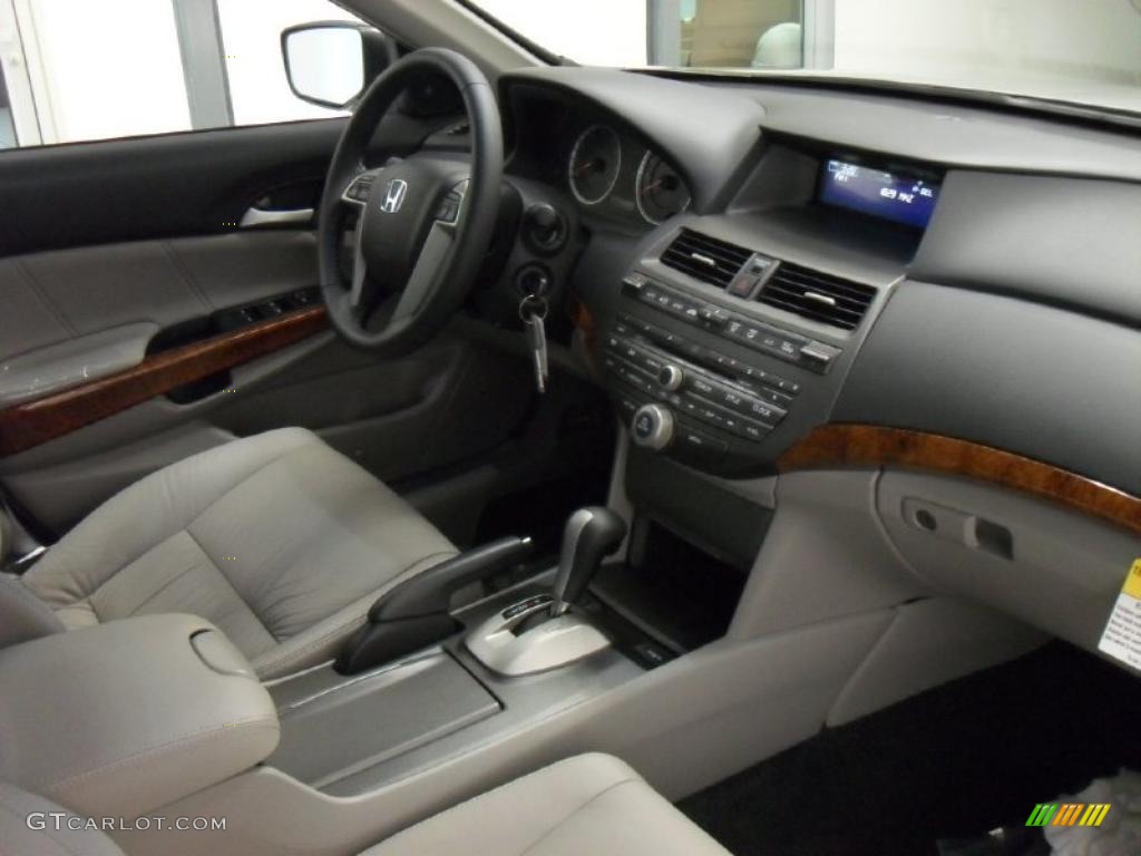 2011 Accord EX-L V6 Sedan - Alabaster Silver Metallic / Gray photo #26
