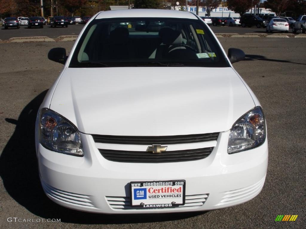 2010 Cobalt LS Sedan - Summit White / Gray photo #2