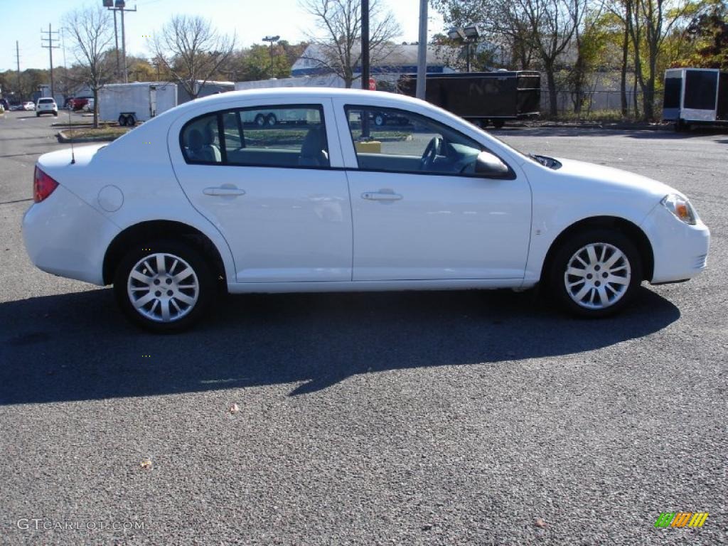 2010 Cobalt LS Sedan - Summit White / Gray photo #7
