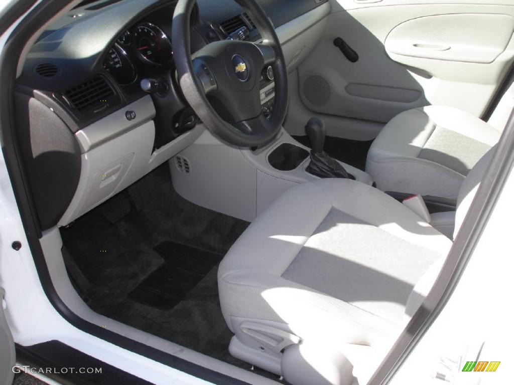 2010 Cobalt LS Sedan - Summit White / Gray photo #10