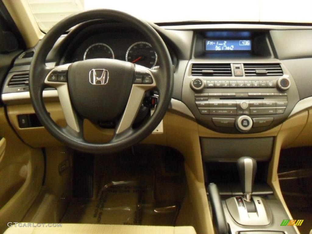 2011 Honda Accord LX-P Sedan Ivory Dashboard Photo #39173982
