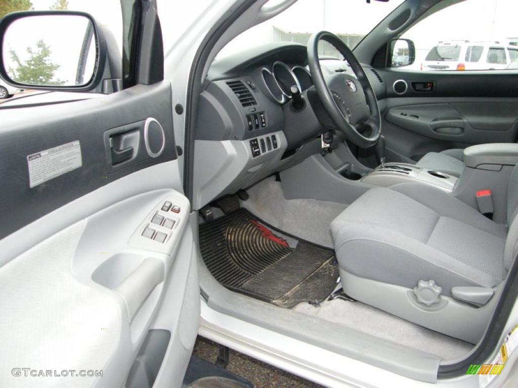 2008 Tacoma V6 PreRunner TRD Double Cab - Silver Streak Mica / Graphite Gray photo #13