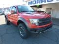 2010 Molten Orange Tri Coat Ford F150 SVT Raptor SuperCab 4x4  photo #3