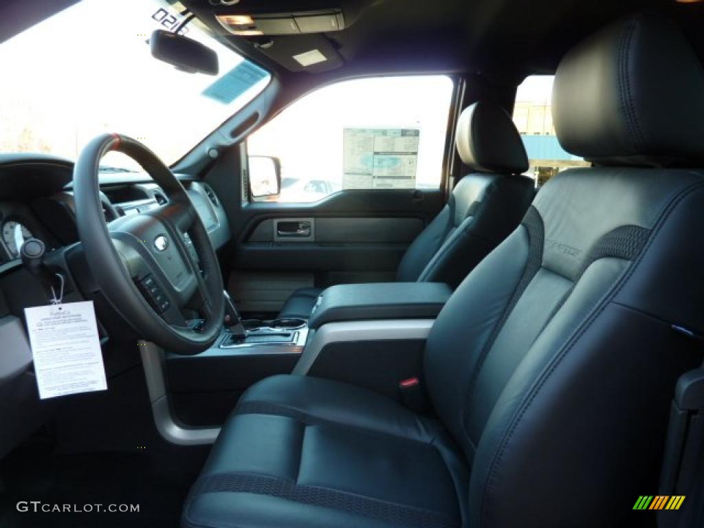 Raptor Black Interior 2010 Ford F150 SVT Raptor SuperCab 4x4 Photo #39175254