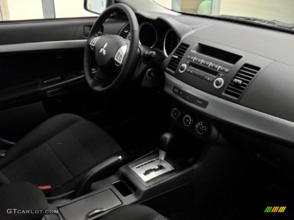 2011 Mitsubishi Lancer ES Black Dashboard Photo #39175486