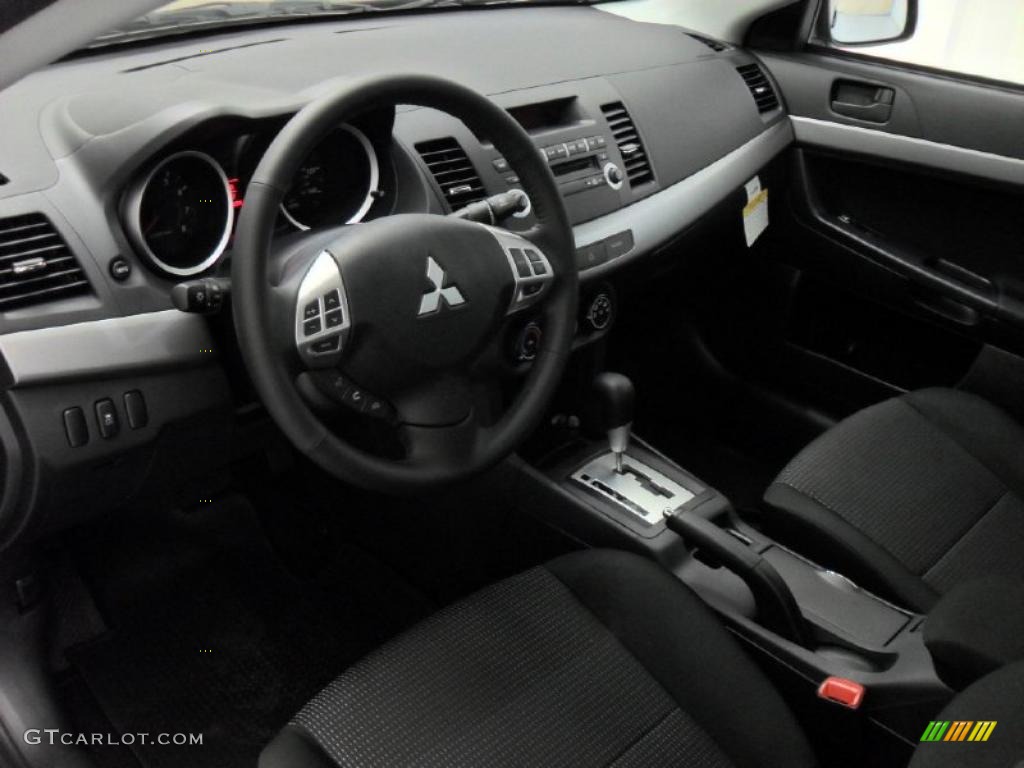 Black Interior 2011 Mitsubishi Lancer ES Photo #39175586