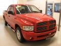 2004 Flame Red Dodge Ram 1500 SLT Quad Cab  photo #5