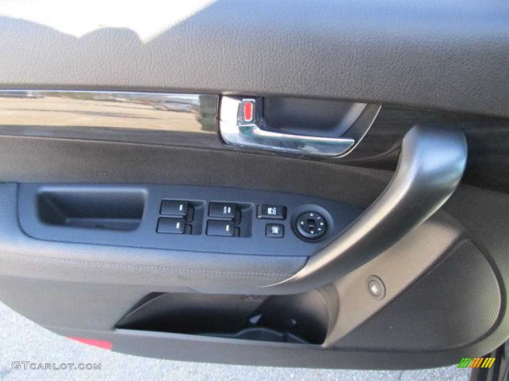 2011 Kia Sorento LX V6 AWD Black Door Panel Photo #39177167