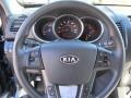 Black 2011 Kia Sorento LX V6 AWD Steering Wheel