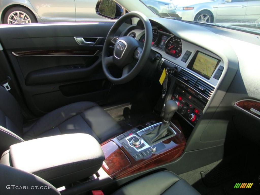 2011 Audi A6 3.0T quattro Sedan Black Dashboard Photo #39177603