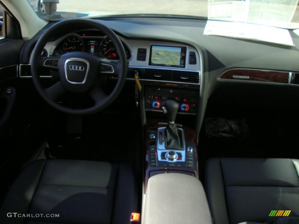 2011 Audi A6 3.0T quattro Sedan Black Dashboard Photo #39177723