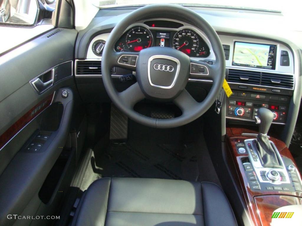 2011 Audi A6 3.0T quattro Sedan Black Dashboard Photo #39177739