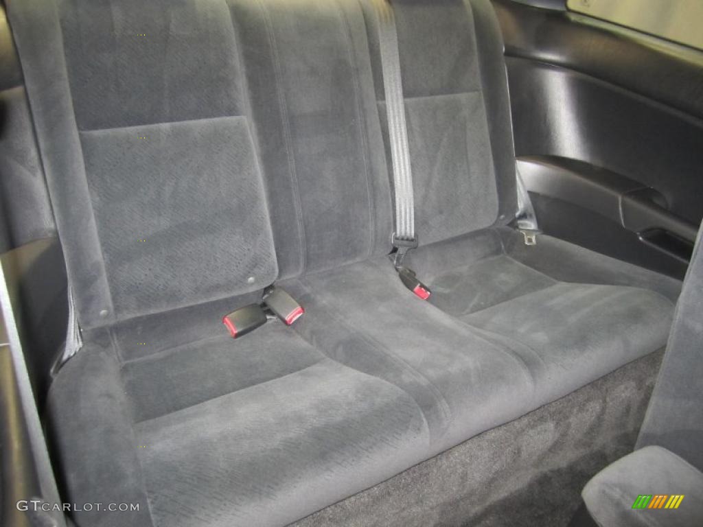Black Interior 2005 Honda Civic LX Coupe Photo #39178755