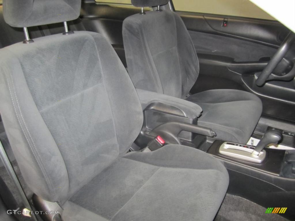 Black Interior 2005 Honda Civic LX Coupe Photo #39178775