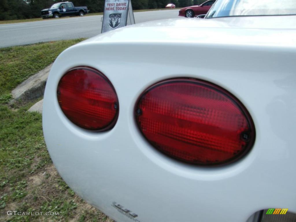2000 Corvette Coupe - Arctic White / Light Oak photo #10
