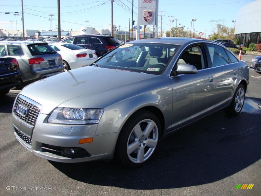 Quartz Grey Metallic 2008 Audi A6 4.2 quattro Sedan Exterior Photo #39180555