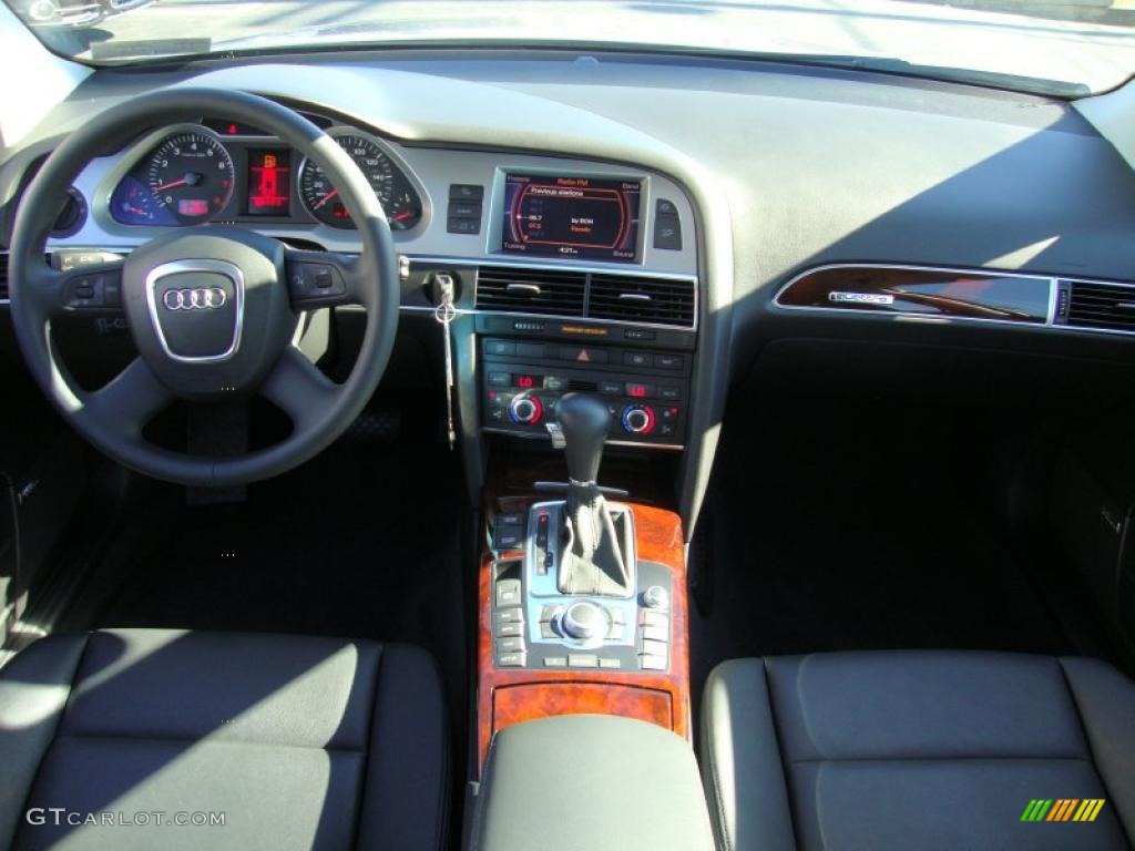 2008 Audi A6 4.2 quattro Sedan Black Dashboard Photo #39180967