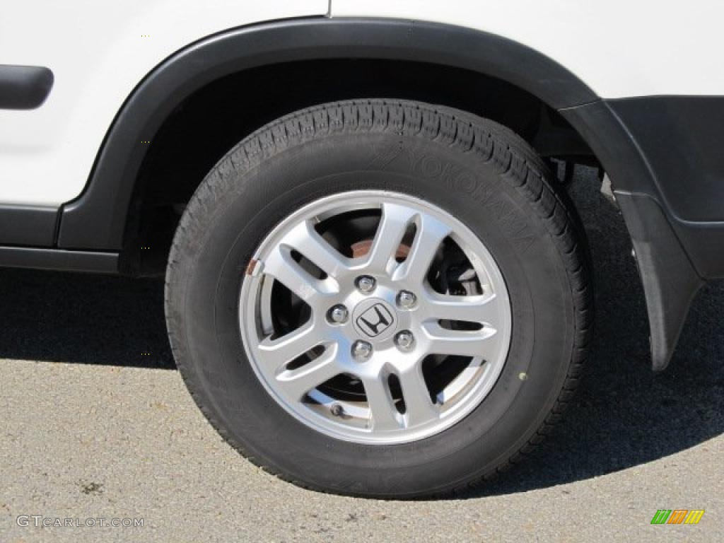 2003 CR-V EX 4WD - Taffeta White / Black photo #4