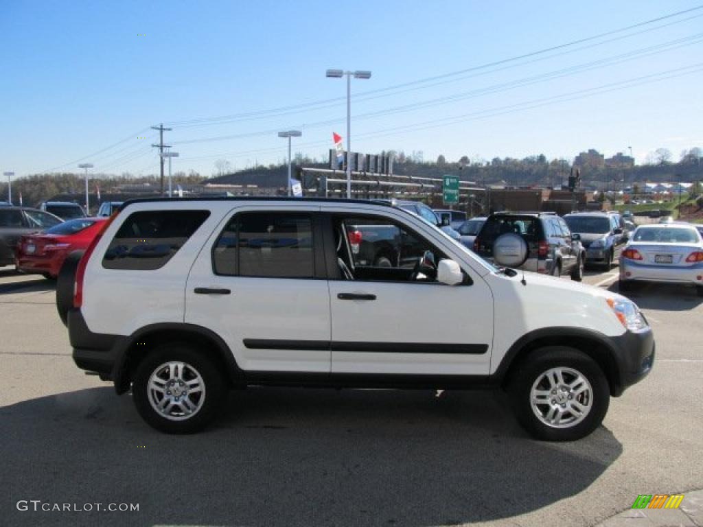 2003 CR-V EX 4WD - Taffeta White / Black photo #6