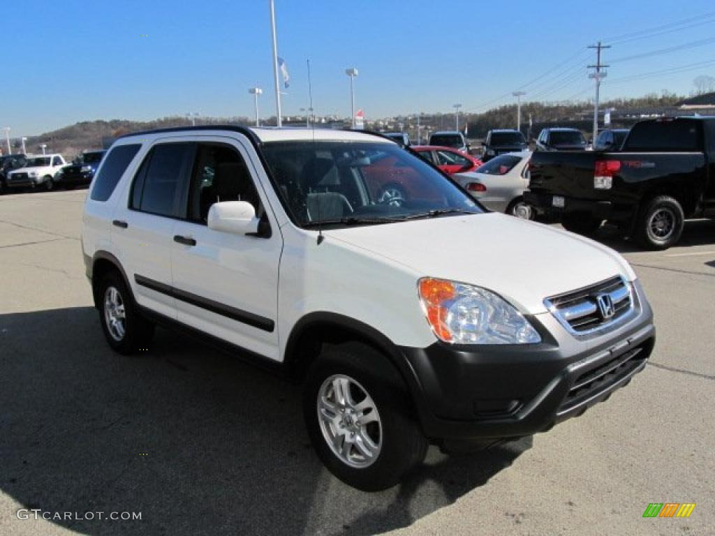 2003 CR-V EX 4WD - Taffeta White / Black photo #7