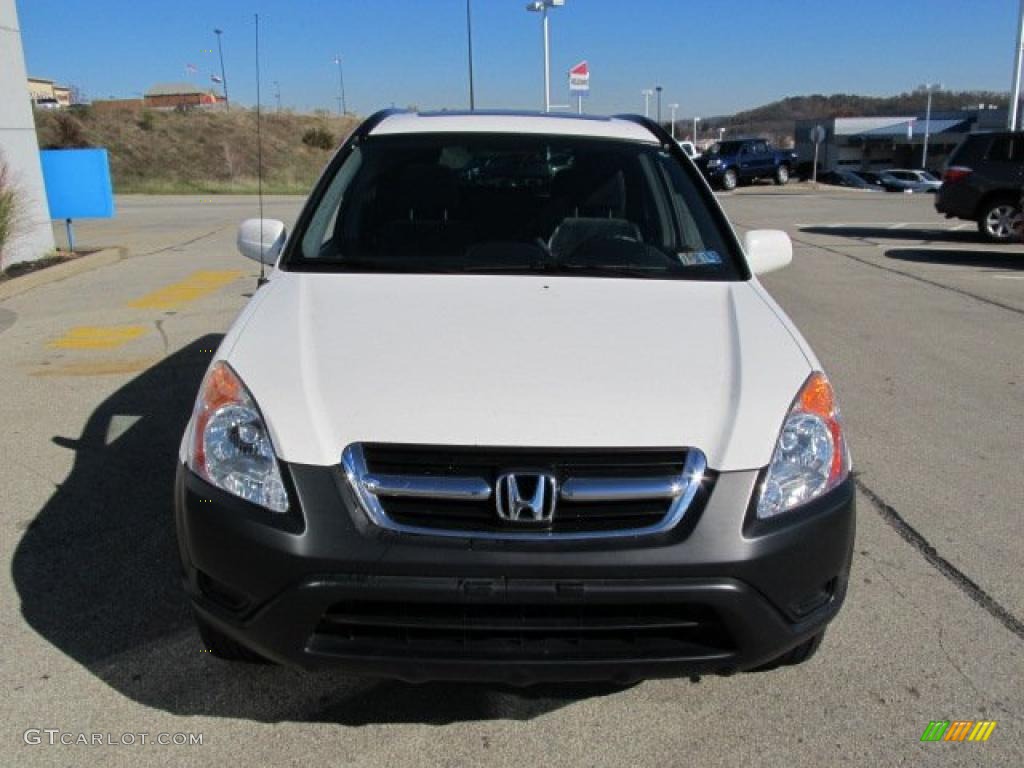 2003 CR-V EX 4WD - Taffeta White / Black photo #8