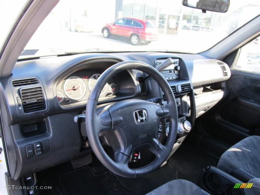 2003 CR-V EX 4WD - Taffeta White / Black photo #13