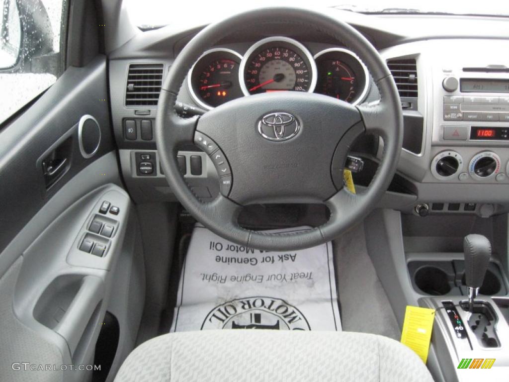 2011 Toyota Tacoma V6 SR5 PreRunner Double Cab Graphite Gray Dashboard Photo #39181755