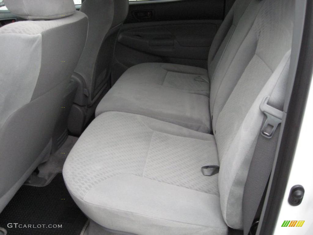 Graphite Gray Interior 2011 Toyota Tacoma V6 SR5 PreRunner Double Cab Photo #39181819