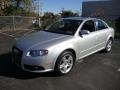 2008 Light Silver Metallic Audi A4 2.0T quattro S-Line Sedan  photo #2
