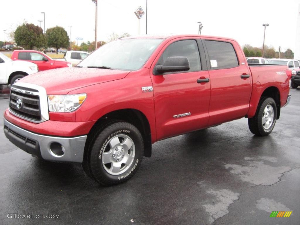 Barcelona Red Metallic 2011 Toyota Tundra TRD CrewMax 4x4 Exterior Photo #39181931