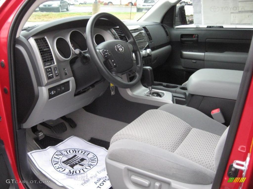 Graphite Gray Interior 2011 Toyota Tundra TRD CrewMax 4x4 Photo #39182024