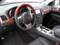 Black 2011 Jeep Grand Cherokee Overland 4x4 Interior Color