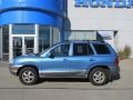 2004 Arctic Blue Hyundai Santa Fe GLS 4WD  photo #3