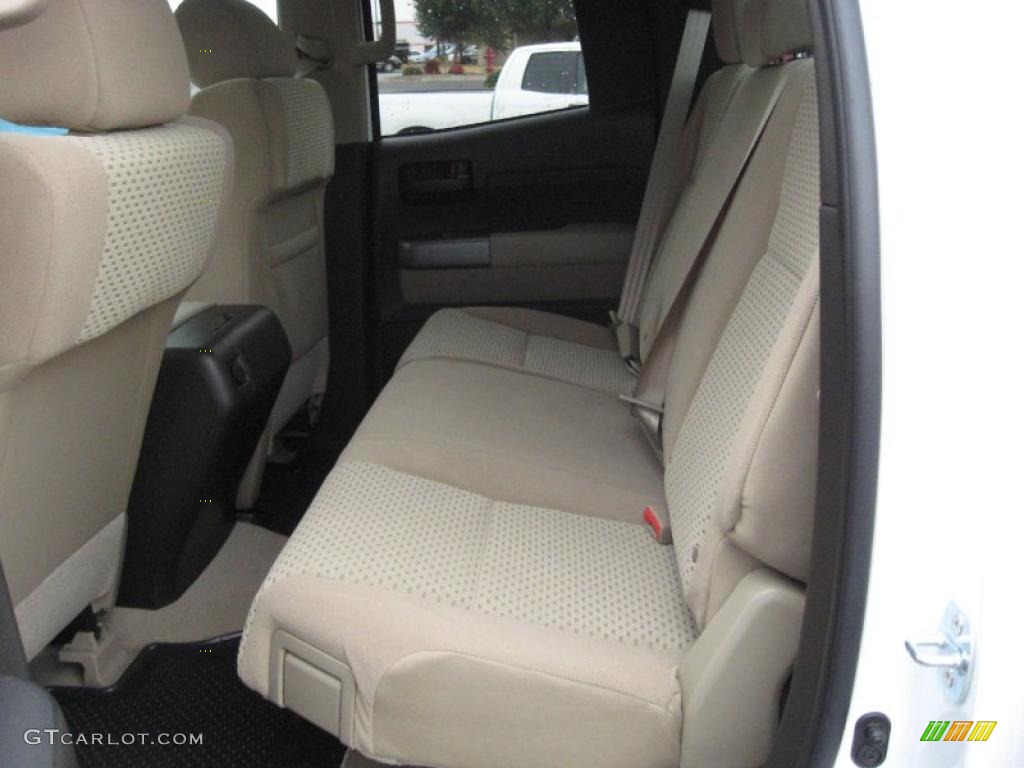 Sand Beige Interior 2011 Toyota Tundra Double Cab 4x4 Photo #39182311