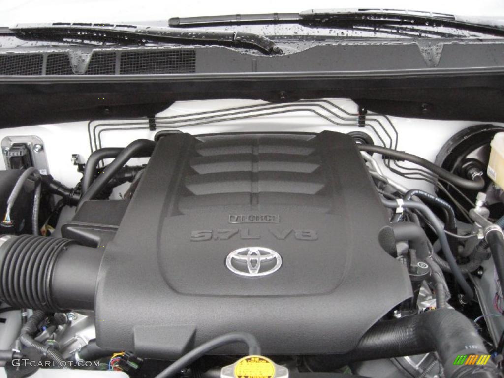 2011 Toyota Tundra Double Cab 4x4 5.7 Liter i-Force Flex-Fuel DOHC 32-Valve Dual VVT-i V8 Engine Photo #39182375