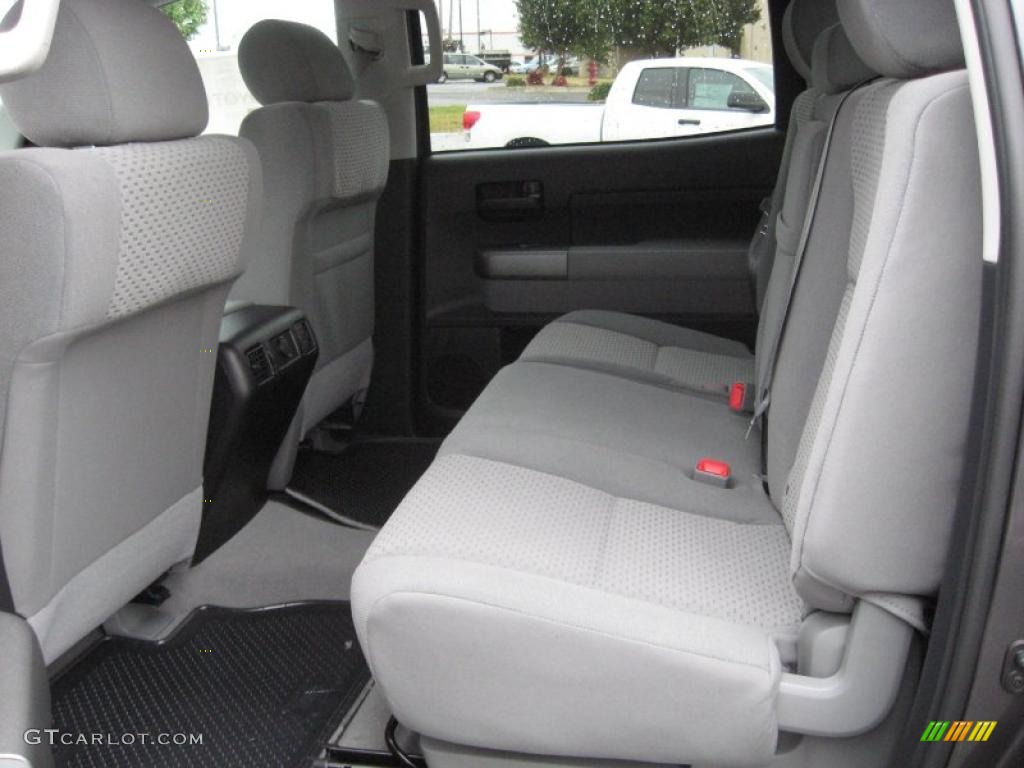 Graphite Gray Interior 2011 Toyota Tundra TRD CrewMax 4x4 Photo #39182555
