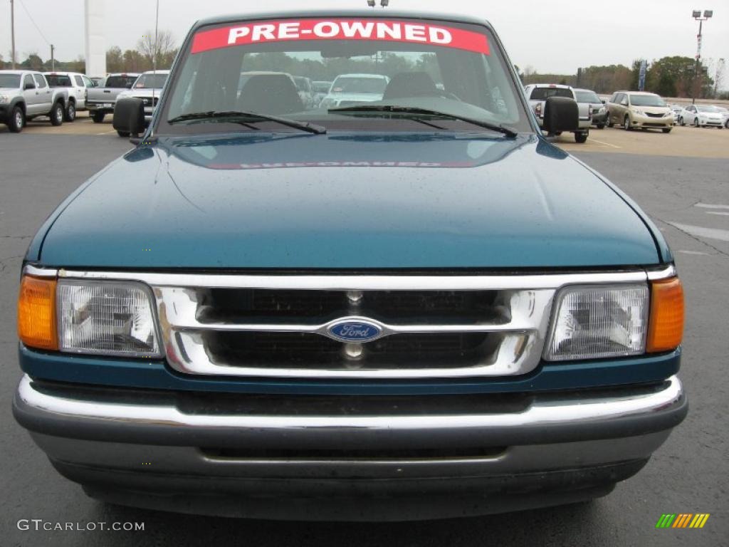 1997 Ranger XL Extended Cab - Cayman Green Metallic / Medium Graphite photo #2