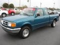 Cayman Green Metallic 1997 Ford Ranger XL Extended Cab Exterior