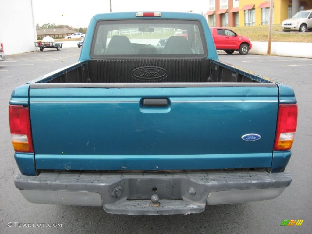 1997 Ranger XL Extended Cab - Cayman Green Metallic / Medium Graphite photo #5