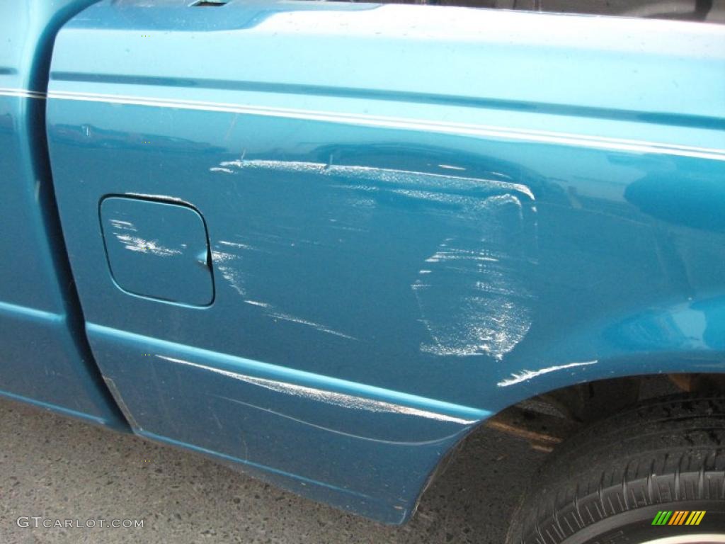 1997 Ranger XL Extended Cab - Cayman Green Metallic / Medium Graphite photo #7
