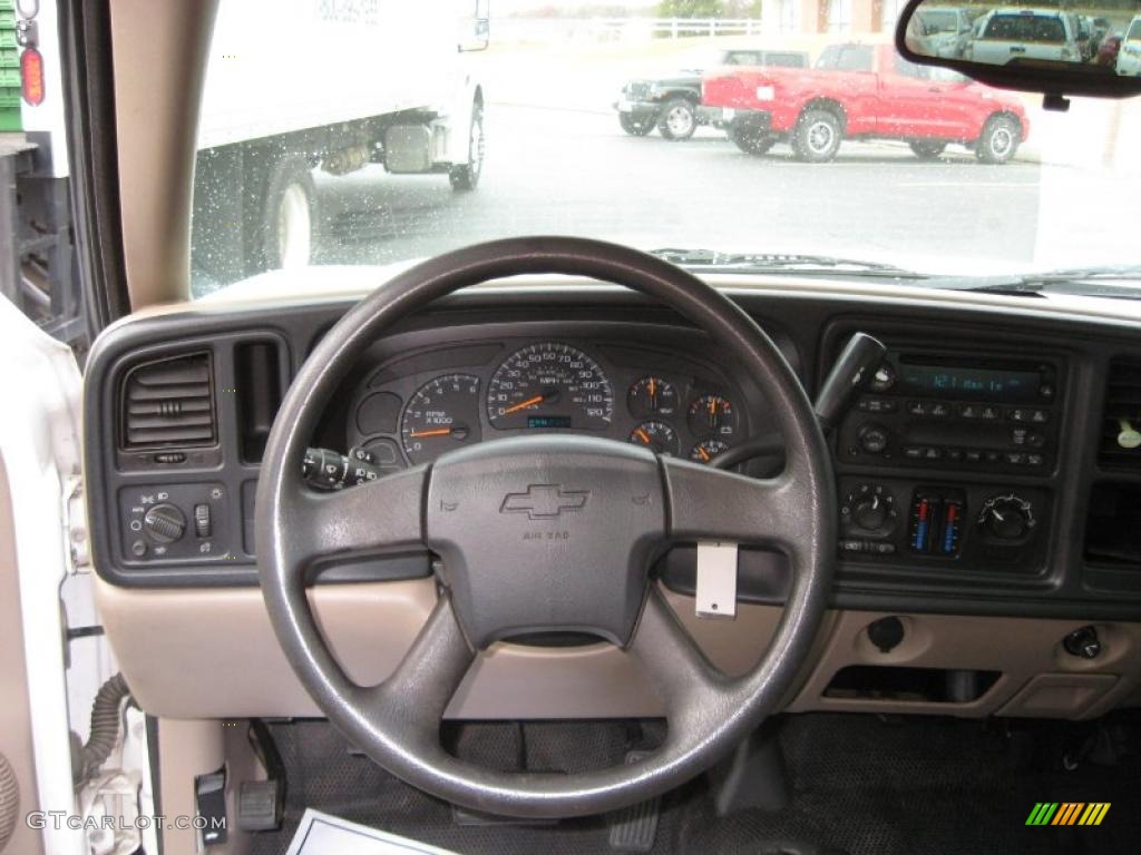 2005 Chevrolet Silverado 1500 Regular Cab 4x4 Tan Dashboard Photo #39183971