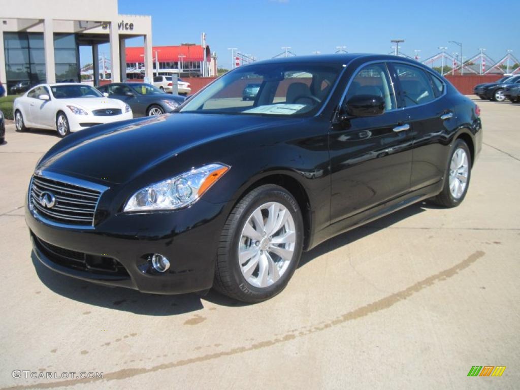 Black Obsidian 2011 Infiniti M 37 Sedan Exterior Photo #39184211