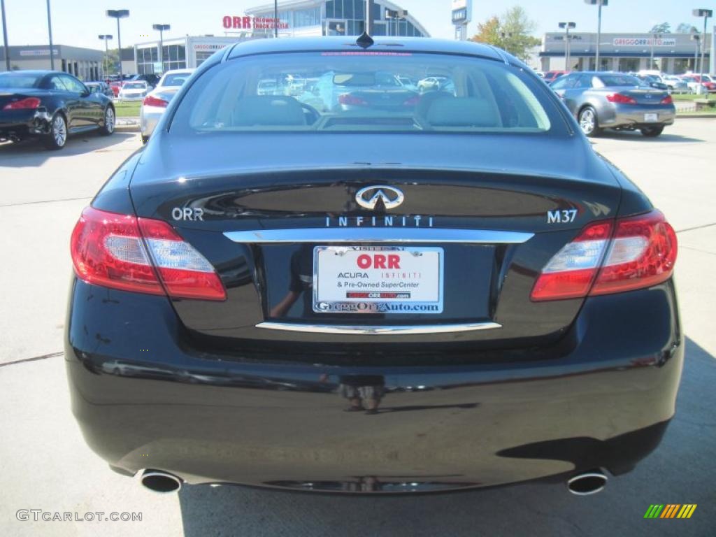 Black Obsidian 2011 Infiniti M 37 Sedan Exterior Photo #39184291